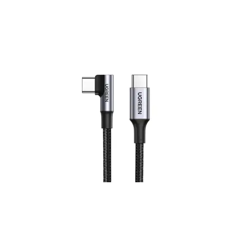 Kabel UGREEN, USB-C 2.0 (M) na kutni USB-C 2.0 (M), 5A, kutni 90°, 1m