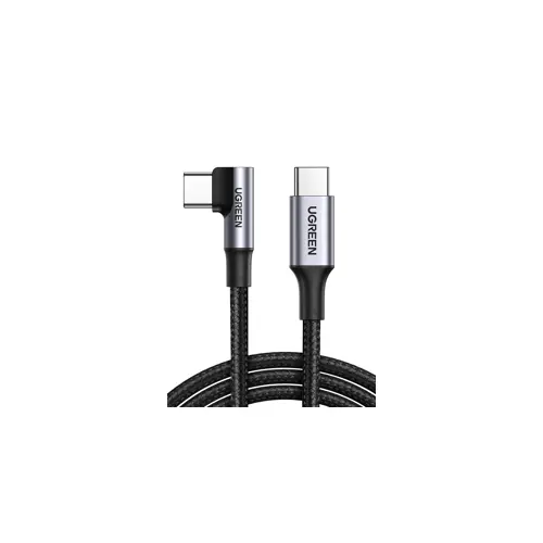 Kabel UGREEN, USB-C 2.0 (M) na kutni USB-C 2.0 (M), 5A, kutni 90°, 2m
