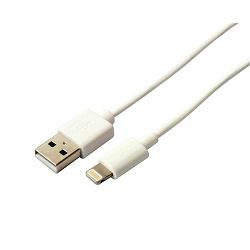 Kabel za mobitel KSIX lightning 1.0M bijeli