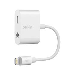 Kabel za mobitel BELKIN RockStar bijeli Lightning Lightning + 3.5mm