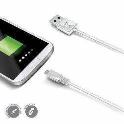 Kabel za mobitel univerzalni CELLY micro USB 1.0m bijeli