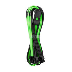 Kabel za napajanje CABLEMOD RT-Series PRO ModMesh 12VHPWR do 3x PCI-e za ASUS/Seasonic - 60cm (crna/svijetlo zelena boja)