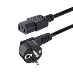 Kabel za napajanje računala STARTECH.COM kabel za napajanje od 3m (18AWG, EU Schuko na C13 kabel za napajanje, 10A 250V, zamjenski AC kabel, TV) 