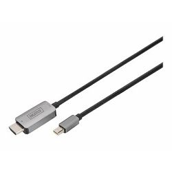 Kabel za video adapter DIGITUS (Mini DisplayPort na HDMI, 1 m)