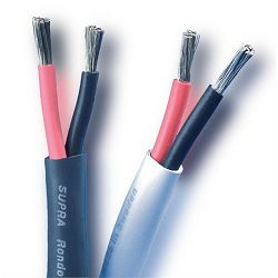 Kabel za zvučnik 2 x 2.5mm SUPRA RONDO OFC antracit