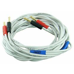 Kabel za zvučnike terminirani BLACK RHODIUM TWIST, BI-WIRE 2 x 2.5m