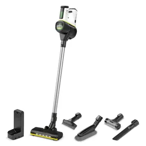 Kärcher VC 7 Cordless yourMax 2-in-1 stick vacuum Battery Dry HEPA Bagless 0.8 L Grey, White 2.5 Ah