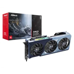 Karta graf. Asrock RX9070XT Monster Hunter Wild 16G