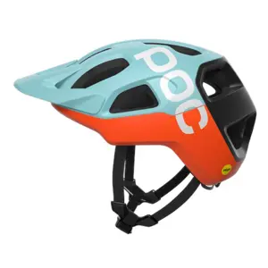 Kask rowerowy POC Cularis bĹ‚Ä™kitno/pomaraĹ„czowy - 55/58