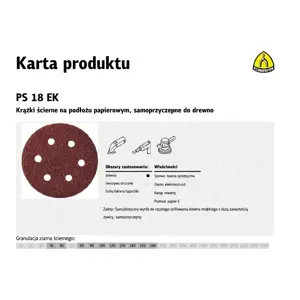 K.DISC 150 PS18EK gr.100 OTW. GLS3/50sz BOSCH,DEWALT,MILWAUKEE,HITACHI