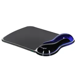 Kensington Duo Gel Mouse Pad with Integrated Wrist Support - Blue/Smoke
