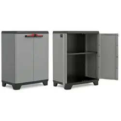 KETER TOOL CABINET WITH SHELVES STILO 68x39x90cm IT New