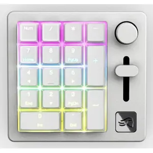 Keychron GMMK Numpad keyboard Home/Office USB + RF Wireless + Bluetooth White