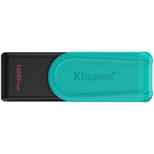 Kingston  128GB Portable USB 3.2 Gen 1 DataTraveler Exodia S (Black/Turquoise)