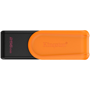 Kingston  256GB Portable USB 3.2 Gen 1 DataTraveler Exodia S (Black/Orange)
