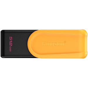 Kingston 512GB Portable USB 3.2 Gen 1 DataTraveler Exodia S (Black/Yellow)