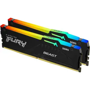 Kingston Fury Beast RGB 32GB Kit (2x16GB) DDR5-5600 DIMM PC5-38400 CL36, 1.25V