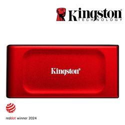 Kingston SSD 1TB XS1000 Red External USB 3.2 Gen 2 Portable Solid State Drive, EAN: 740617343748