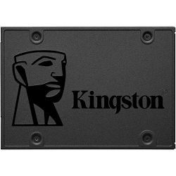 SSD disk KINGSTON 240GB A400 SATA3 2.5 SSD (7mm height), TBW: 80TB, EAN: 740617261219