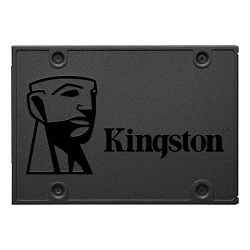 SSD disk KINGSTON 480GB A400 SATA3 2.5 SSD (7mm height), TBW 160TB