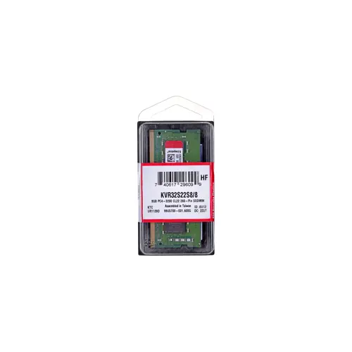 Memorijski modul KINGSTON KVR32S22S8/8 (8GB, DDR4, 3200 MHz)