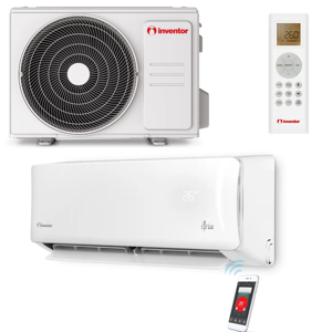 Klima uređaj INVENTOR ARIA 5 AR5VI-24WFI/ AR5VO-24 komplet (7.5 kW, inverter, Wi-Fi, HEPA filter, 5 godina garancije, A++)