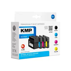 KMP Patrone HP NR.932/933XL Multip. 1000-1200 S. H174V refilled