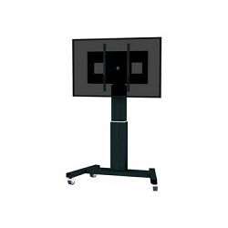 Kolica NEOMOUNTS PLASMA-M2500 RAL 9005 (motorna, za ravan panel / media player / mini PC) crna