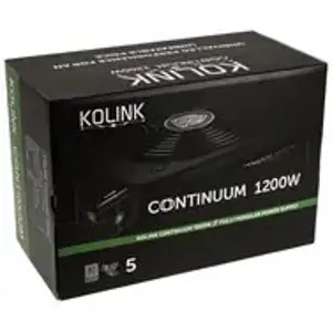 Kolink Continuum 80 PLUS Platinum Power Supply, modular - 1200 Watt