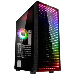 Računalno kućište Kolink Void Rift ARGB Midi Tower (crno, ARGB osvjetljenje)