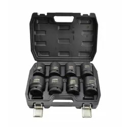 Komplet Utikača za Udarne Odvijače AWTOOLS 3/4" 8 komada. BLACK LINE (crna boja)