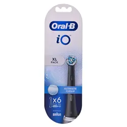 Końcówki za četkicu za zube, BRAUN, Oral-B iO Ultimate Clean (crna, pakiranje od 6 komada)