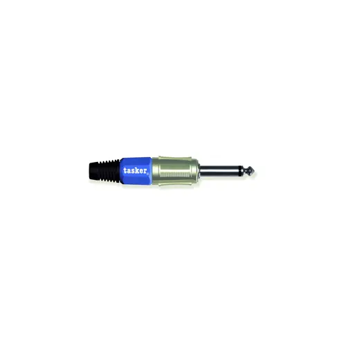 Konektor 6,35mm TS (m) za kabel, PROFI SPM6,3B TASKER PLAVI