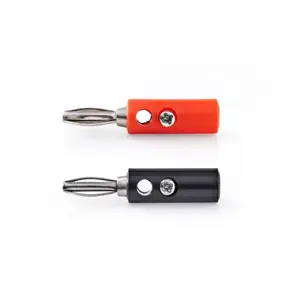 Konektor BANANA M 2x RED + 2x BLACK NEDIS CAGB26900VA blister