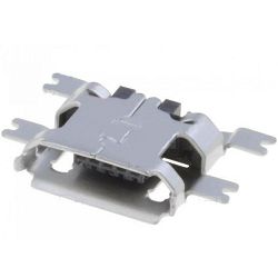 Konektor SMD USB B Micro ženski kutni za pločicu USB2.0