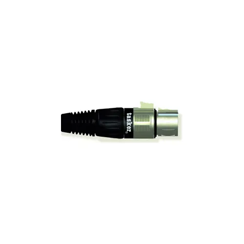 Konektor XLR 3-pin (ž) za kabel, SPF3XLR-N TASKER CRNI