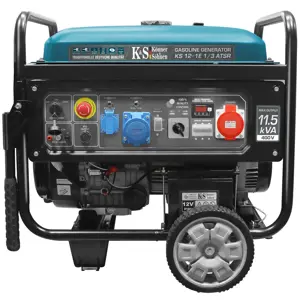 Könner & Söhnen KS 12-1E 1/3 ATSR engine-generator 8000 W 55 L Petrol Black, Teal