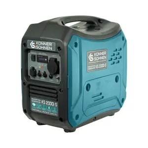 Könner & Söhnen KS 2000I S engine-generator 1.8 W 5 L Petrol Black, Turquoise