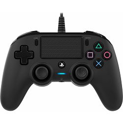 Kontroler PLAYSTATION 4 NACON žični crni (PC kompatibilan, 3m kabel)
