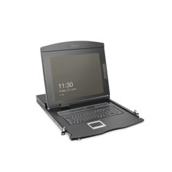 Konzola s TFT zaslonom DIGITUS, model KVM Digitus 19" TFT Konsole US Tastatur (19 inča, US tipkovnica)
