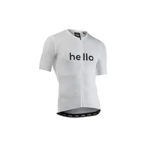 Koszulka rowerowa NORTHWAVE Blade Hello Goodbye Jersey S/s biaĹ‚a - L