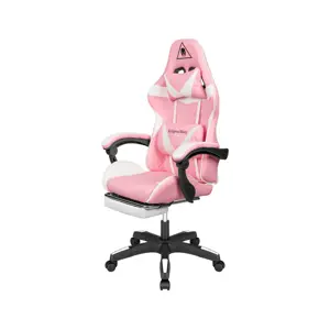 Kruger&amp;Matz GX-150 Gaming Chair White-Pink