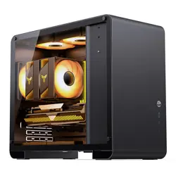 Kućište za računalo JONSBO, U4 Mini Micro-ATX (staklo kaljeno, crna)