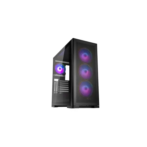Kućište za računalo KOLINK Unity Meshbay ARGB Midi-Tower (staklo otporno na udarce, crna boja)