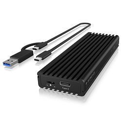 Kućište za SSD disk ICY BOX IB-1817MCT-C31, M.2 NVMe & SATA, USB 3.1 Type-C, M-Key Socket, toolless, write protection