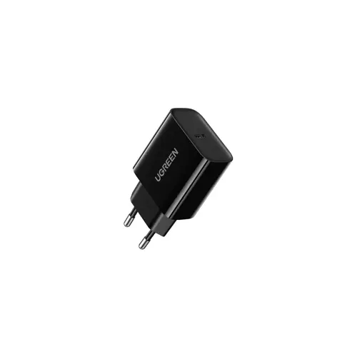 Kućni punjač UGREEN, 20W, USB-C PD, QC 4.0, crni