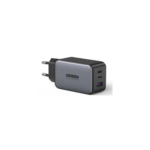 Kućni punjač UGREEN, 65W, USB-A+2xUSB-C, crni