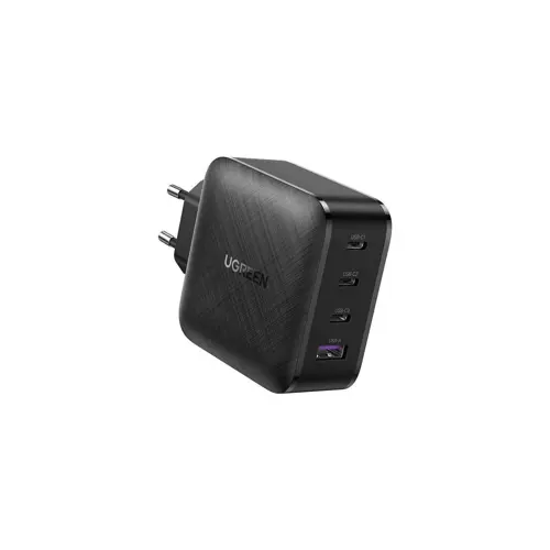 Kućni punjač UGREEN, 65W, USB-A+3xUSB-C, crni