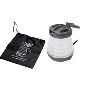 Kuhalo za vodu ADLER AD1279 (putno, sklopivo, 0.6 L, silikon, 750 W)