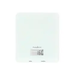 Kuhinjska vaga NEDIS KASC800WTW, 5kg/1g, bluetooth, bijela